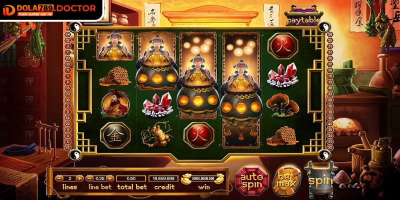 Trò chơi sở hữu hệ thống biểu tượng đặc trưng như vòng tròn giả kim